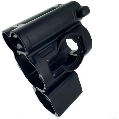 Kundenspezifische Bearbeitungsteile CNC metallaluminium und anodisiertes Schwarzes