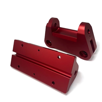 CNC-Bearbeitungsstücke aus rotem Aluminiumoxid