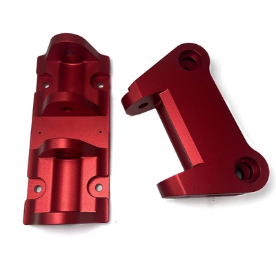 CNC-Bearbeitungsstücke aus rotem Aluminiumoxid