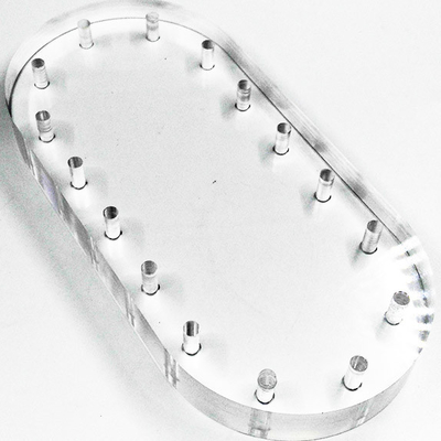 ISO9001 0.01mm CNC PMMA, druckende kundenspezifische Acryluvteile