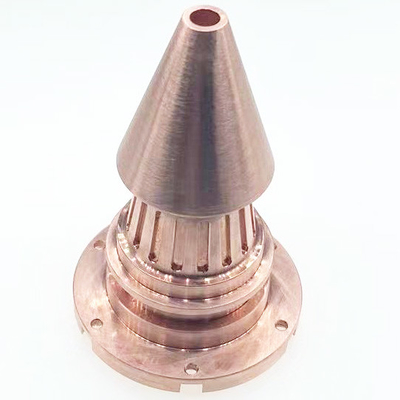 Maschinell bearbeitete Teile C11000 C12000 C12000 C36000 Kupfer färben anodisiert
